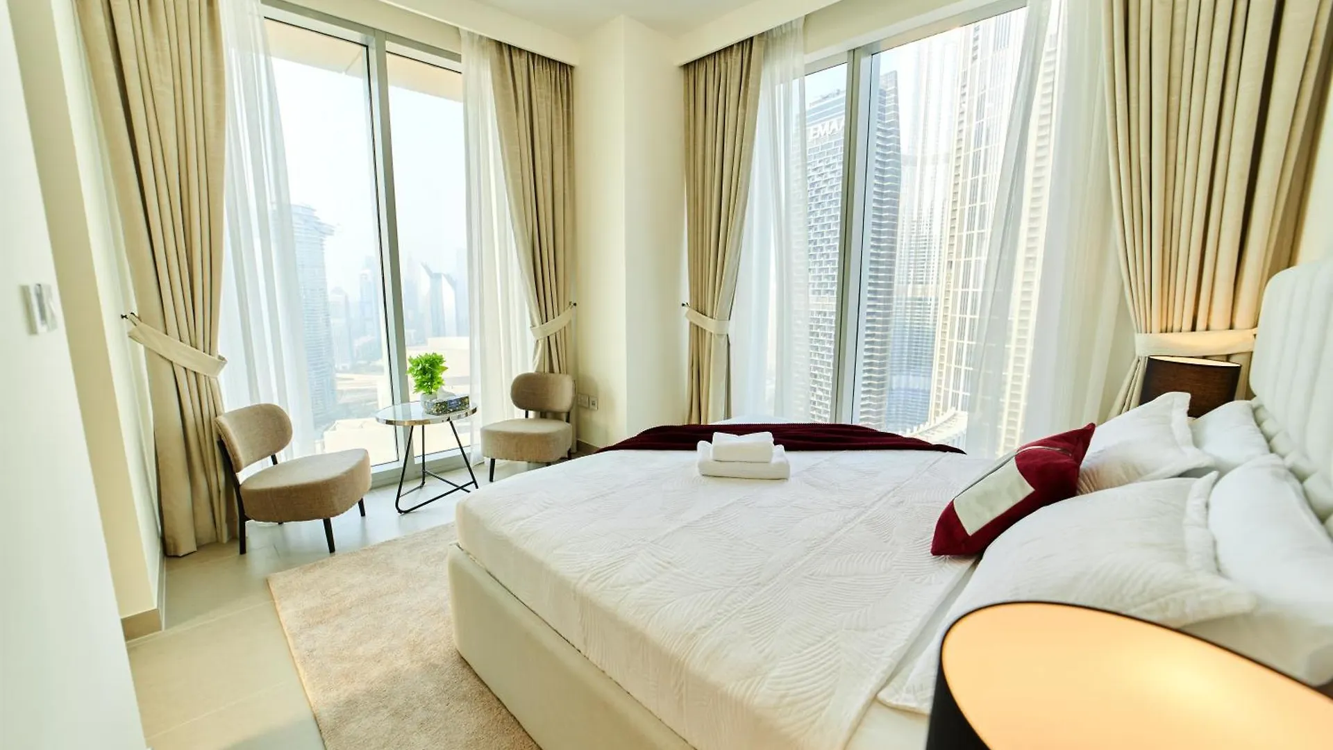 Svizona Premium 3Br Suite With Iconic Burj Khalifa, Dubai Fountain & Opera Views, Downtown 두바이